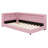Comfort Upholstered Platform Bed with LED Lights and USB Charging Station-758350916-758350923
