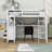 Gamel Kids Twin Loft Bed with Drawers-97570973