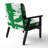 Crossing Paths I - Upholstered Modern Accent Arm Chair-317049826