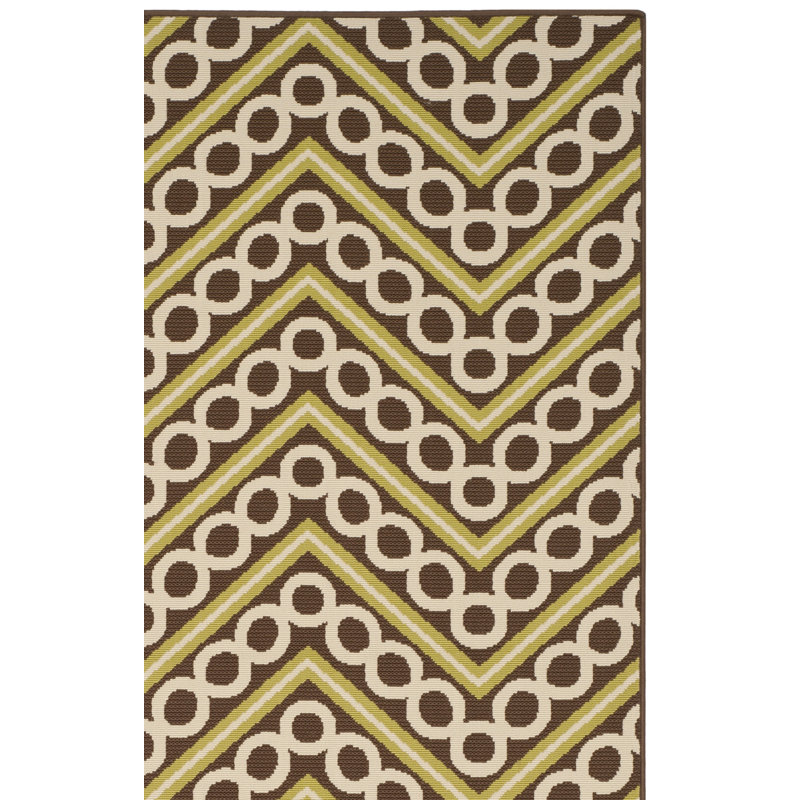 Engelbert Performance Chevron Rug, Rectangle 4' x 6'