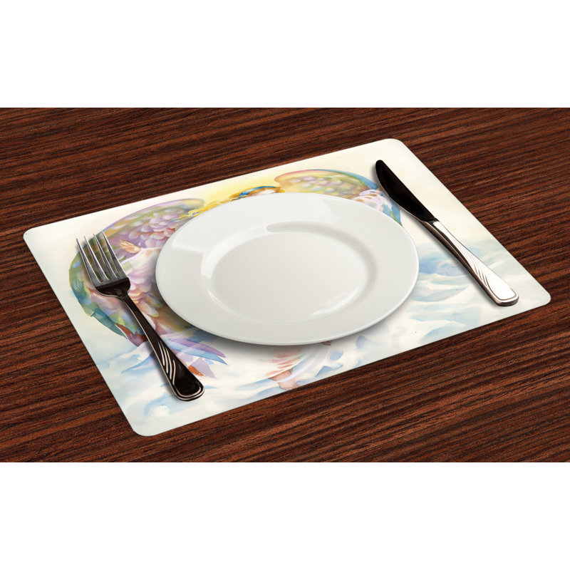 Polyester Abstract Rectangle Placemat