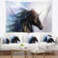 Tapisserie de licorne noir animal-28482895