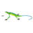 Metal Lizard Decorative Multi Colored Sculpture