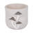 Handcrafted Cement Planter with Textured Tree Trunk Design and Mushroom Accents - Decorative Pot for Indoor and Outdoor Spaces.-108204337