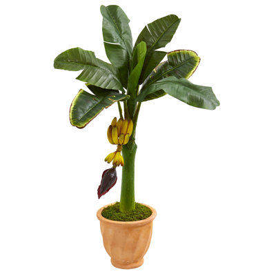 Banana Artificial Tree in Terracotta Planter
