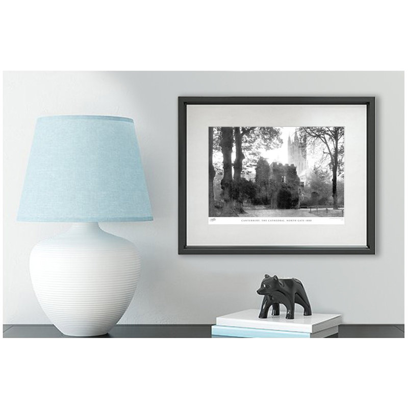 Canterbury, the Cathedral, North Gate 1888 1 Piece Single Picture Frame Wall Art, 28cm H x 36cm W x 2.3cm D