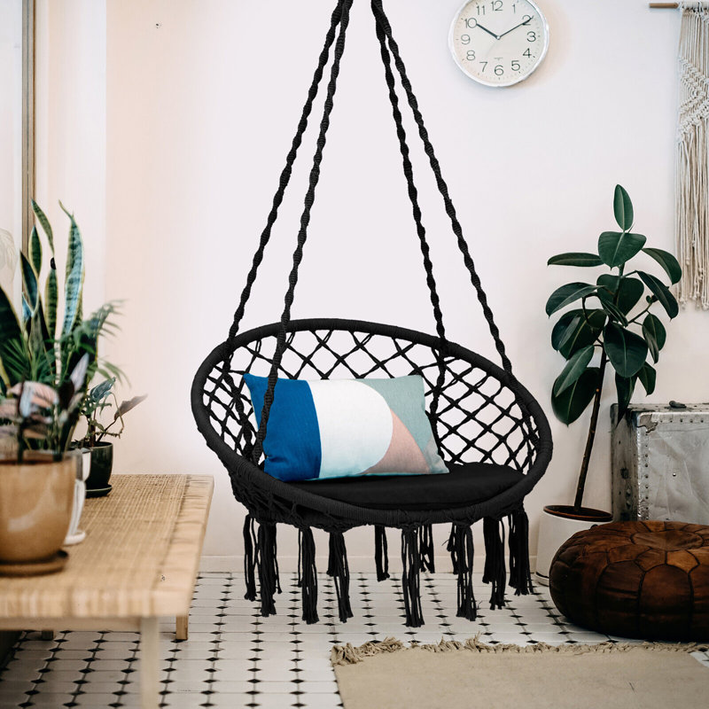 Chaise hamac Jeileen, Noir