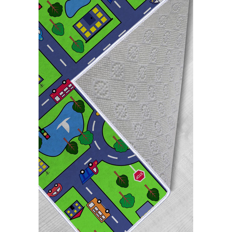 High-Quality Hall Carpet, 3D Digital Print, 3.3 x 4.9 Feet | 100% Polyester, 650 g/m², 0.3 in Pile Height | Antibacterial, Non-Slip Underside, Machine Washable | Perfect for Entryways, Living Rooms & More