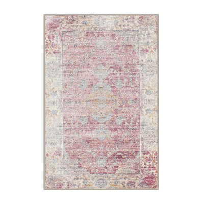 Tapis oriental rose Aryanna