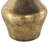 Pellot Metal Weathered Vintage Amphora Decorative Gold Vase with Ornate Scroll Handles