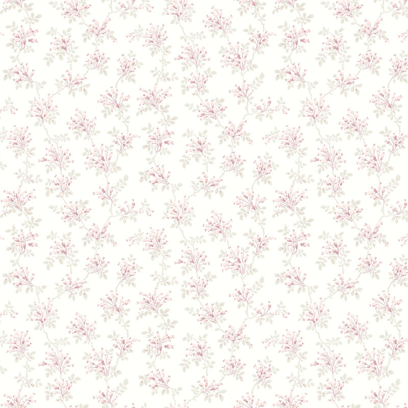 Rouleau de papier peint L 33 pi x l 20,5 po, Rose