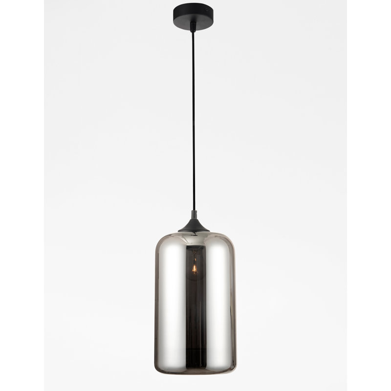 1 - Light Black Cylinder Pendant