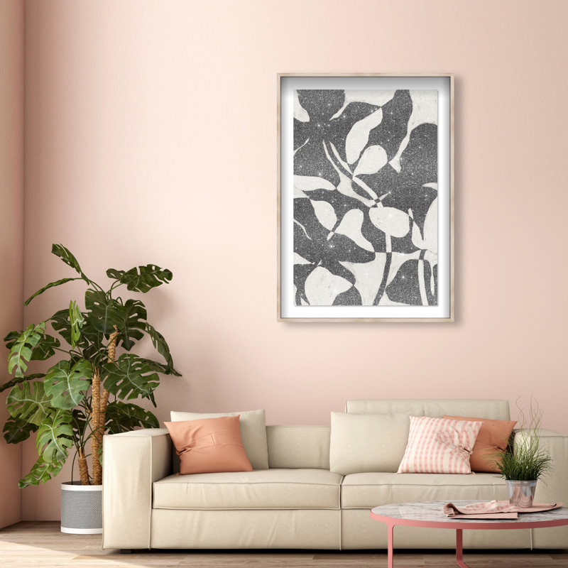Inverted Nature Print by Oliver Gal, 16.5"H x 11.5"W, Natural Oak Shadowbox