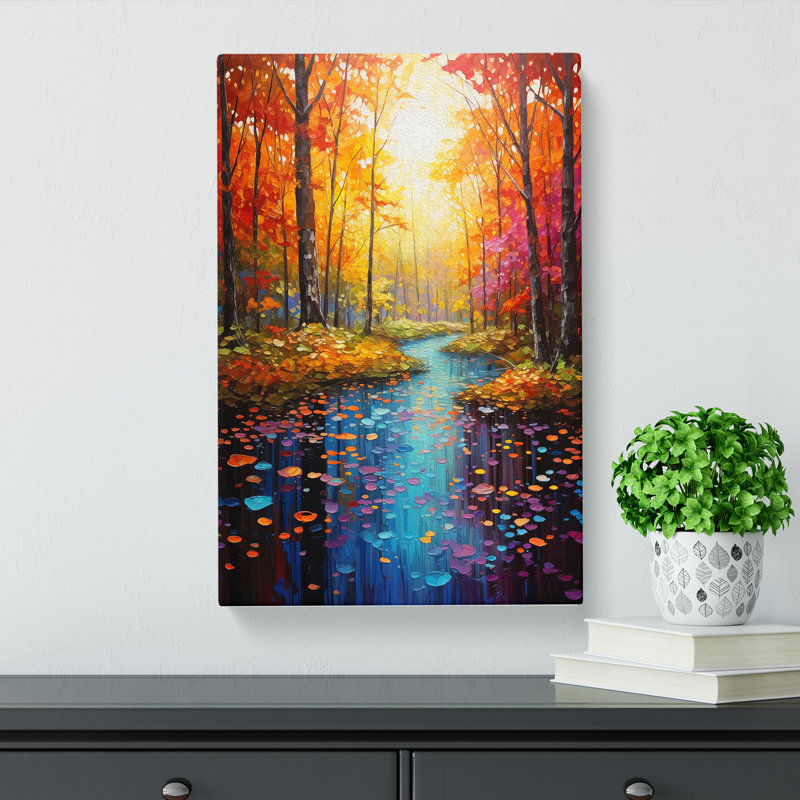 Forest Impressionism No.2 - Print, 50cm H x 35cm W x 3cm D