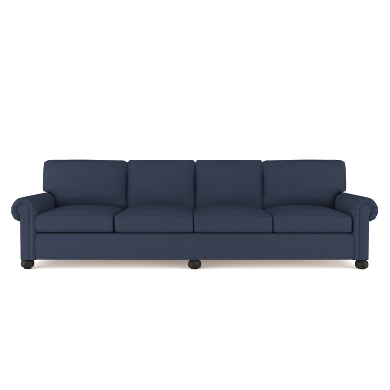 Leroy Sofa, 36" H x 120" W x 49" D, Pumice Velvet 