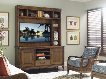 Bali Hai Solid Wood Entertainment Center for TVs up to 60"
