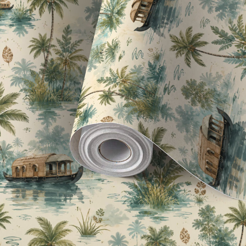Papier peint adhésif tropical Tropical House