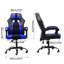 Blue Elephant Ergonomic Faux Leather PC & Racing Game Chair-1424930618