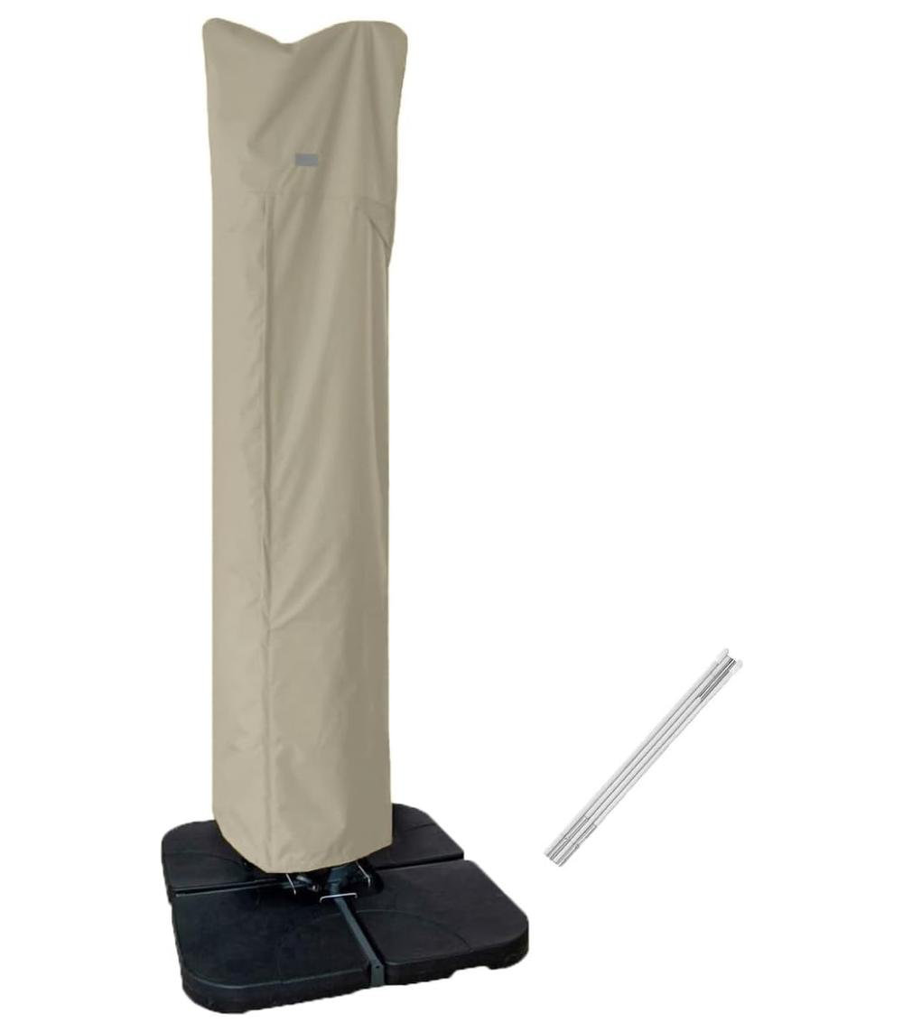 Housse De Protection De Parasol, 280 X 30 X 81-46 Cm Imperméable Résistant Avec Fermeture éclair