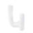 White Abstract Curved Tube Vase Tall-517065137
