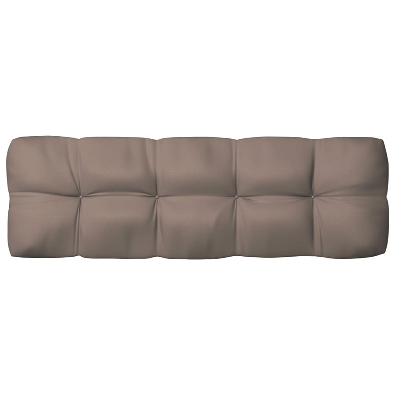 Outdoor Seat / Back Cushion, 47.2" x 15.7" x 4.7", Gray