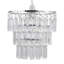 23 cm H Novelty Pendant Shade ( Uno ) in Clear