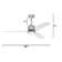 Murdo Sleek Modern 3-Blade Led Lighted Ceiling Fan With Remote