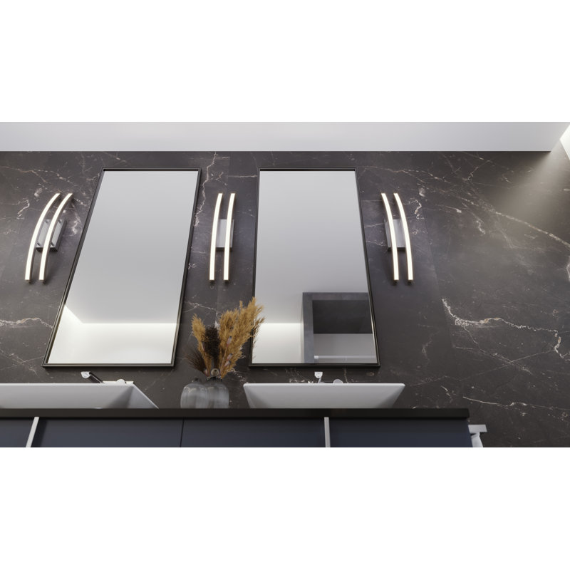 Zarren 2 - Light Dimmable LED Vanity Light, Satin Nickel