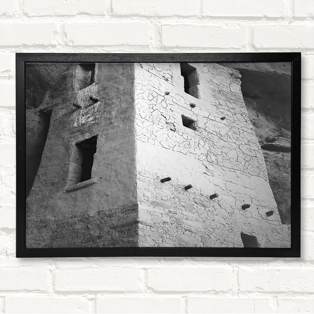 Ansel Adams Mesa Verde National Park Cliff Dwellings 2 Gerahmter Druck