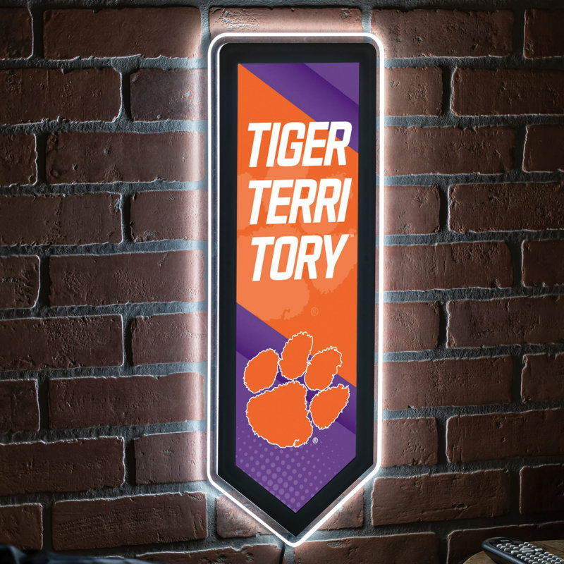 Enseigne murale NCAA Team Pennant, Université Clemson