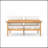 Terassi Outdoor Acacia Wood Loveseat