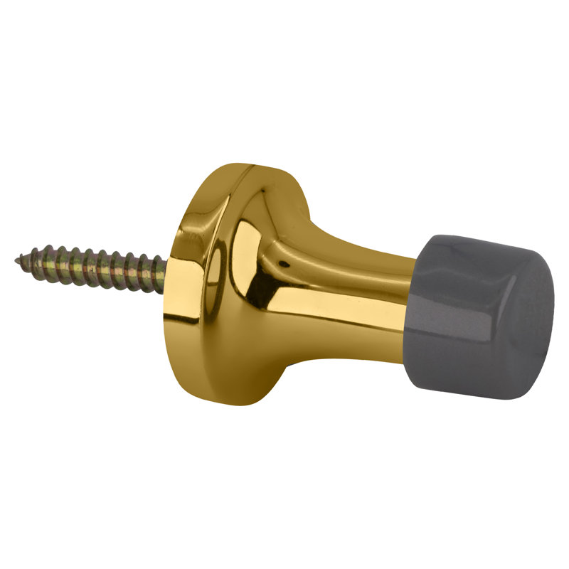 Door Stop, PVD Polished Brass