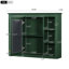 Armoire murale moderne pour salle de bain avec miroir à charnières réglables-654414982