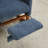 Boucle Fabric Rocking Chair with Retractable Footrest, Side Pocket-1880491437