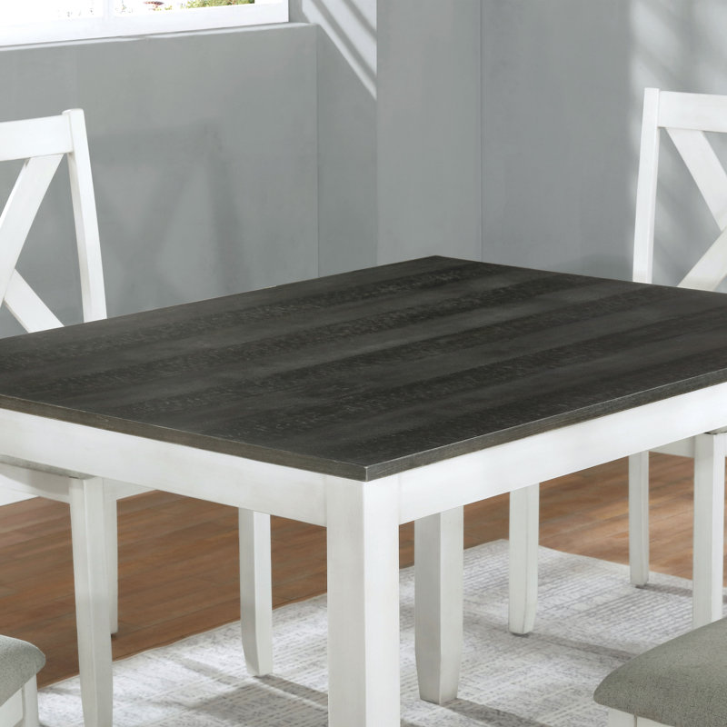 Eden 5 - Piece Dining Set, White/Gray, 5