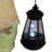 17"H Boy Holding Lantern Solar Statue with LED Lights