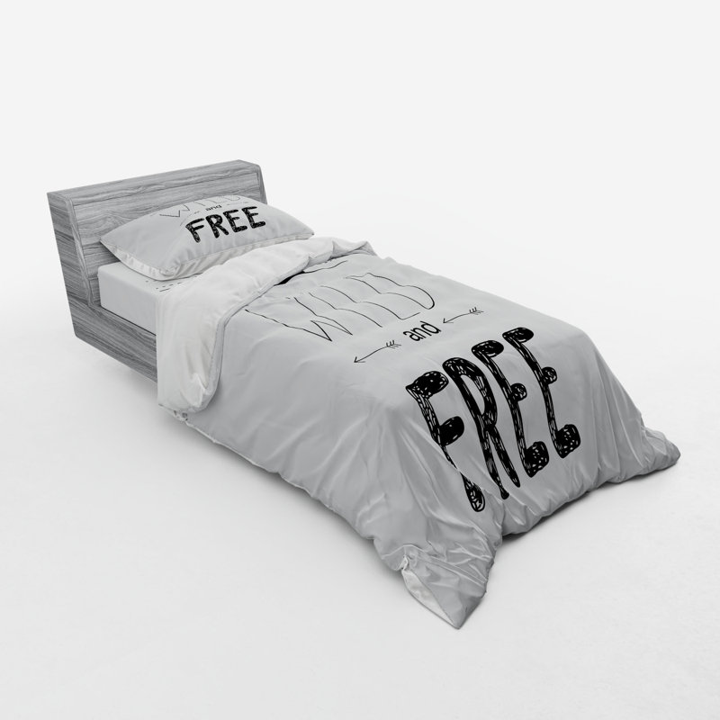 Farmhouse / Country Polyester Duvet Cover, Twin Duvet Cover + 2 Additional Pieces