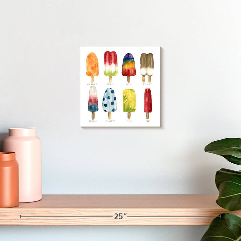 Yarlin Popsicles Favorite Flavor, 10" H x 10" W