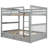 Full-Over-Full Bunk Bed With Ladders And Two Storage Drawers-1899495887