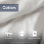 White 100% Cotton Duvet Cover Full/Queen - Dark & Sand Dollar Embroidery For Beachy Chic, Button Closure, 4 Inner Ties, , 2 Shams Coastal Cottages, And Embroidery, Standard