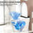 Intelligent Bidet Toilet With Heated Seat, Auto Open/Close, Warm Air Drying, And Night - Siphonic Jet For Cleanliness, Battery Backup, Rear Move Washing Smart Open/Close Lid, Water, Remote Control