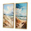 «Beachside Whispers», 2 pièces sur toile-777396639-777397859