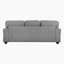 Canapé en chenille moderne et contemporain de 91,5 po avec garniture cloutée sophistiquée Marzbed-778322125