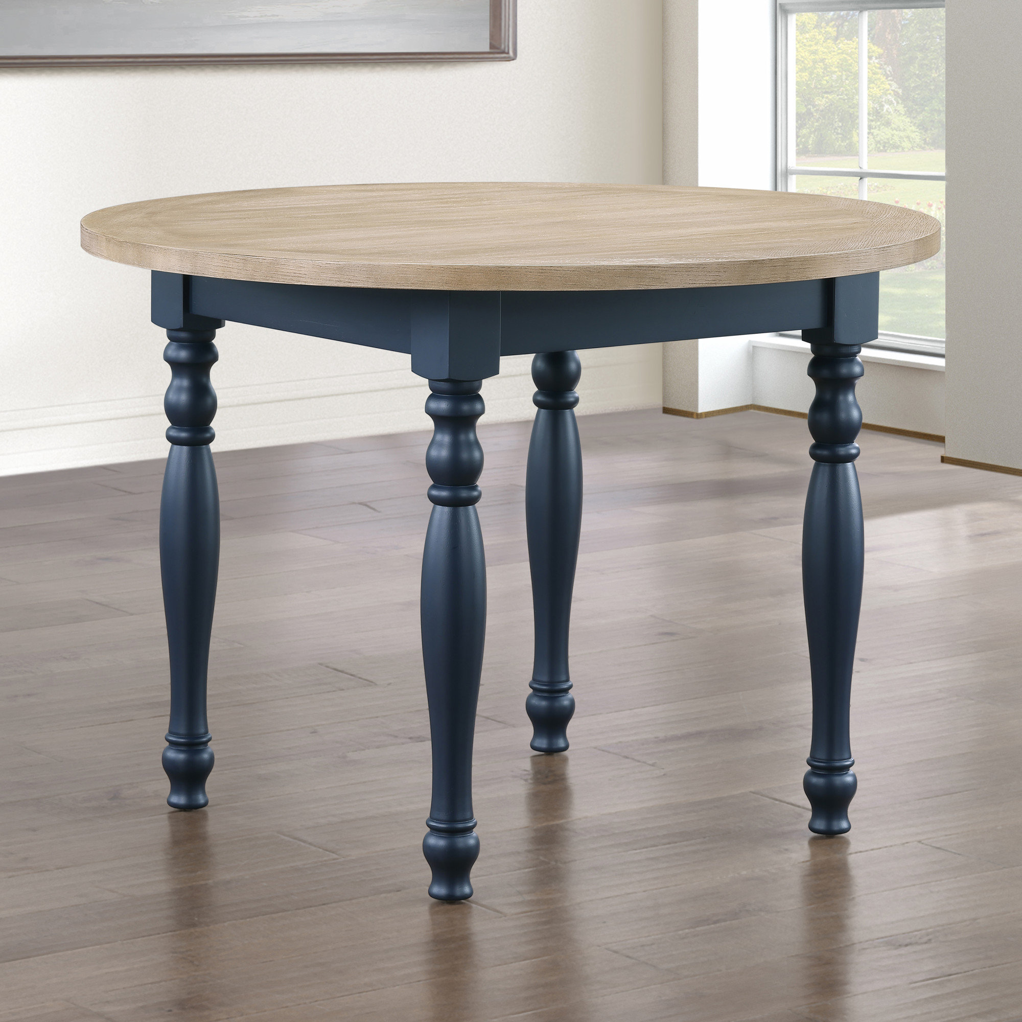 Charlton Home® Darcy 42" Round Wood Dining Table & Reviews | Wayfair