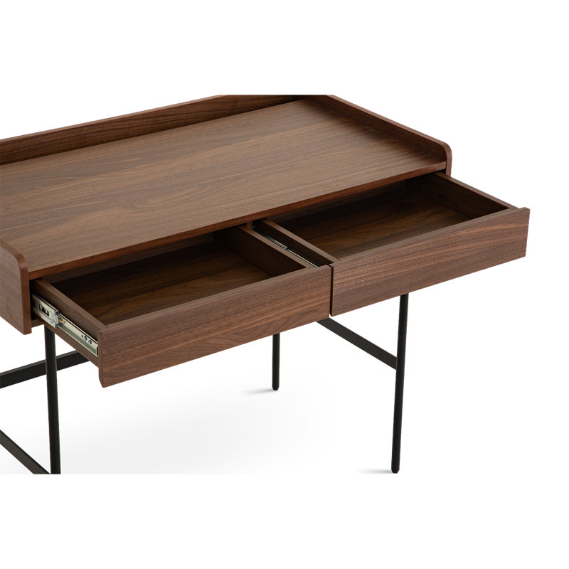 Meadow Two Drawers Dressing Table, Walnut