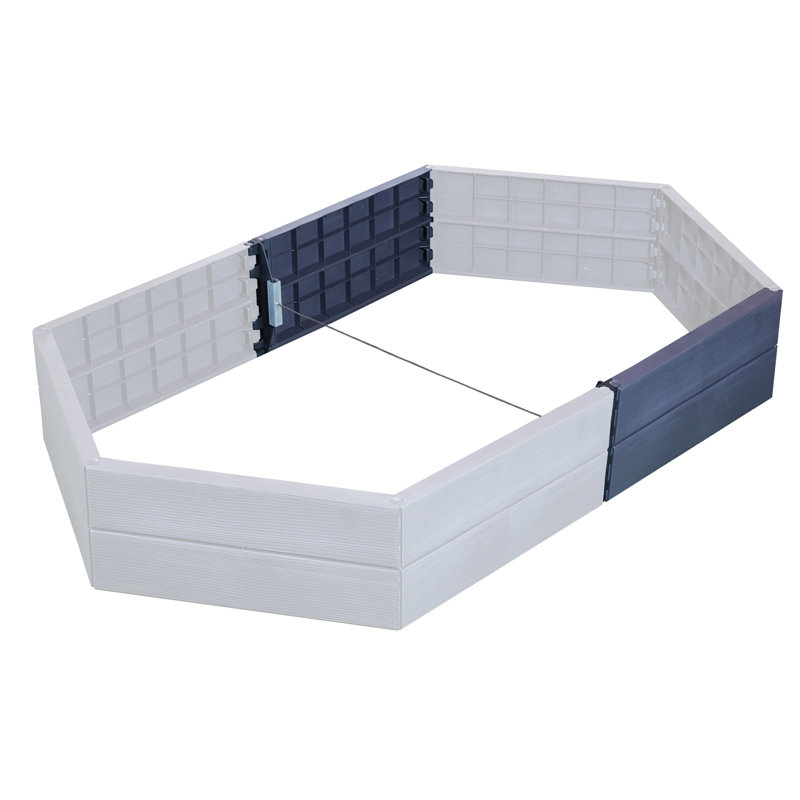 Graf 22"L x 10"H Ergo Raised Bed Extension Set Petronilla Collection