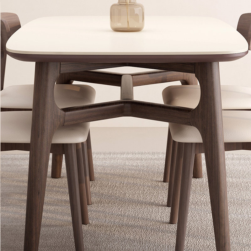 Ensemble de table de salle à manger Rock Plate, H 29,52 po x L 70,86 po x l 35,43 po