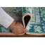 Tapis décoratif teint à la main Oushak 2x3