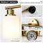 Applique murale 4 lumières 24 po Modern-87072735