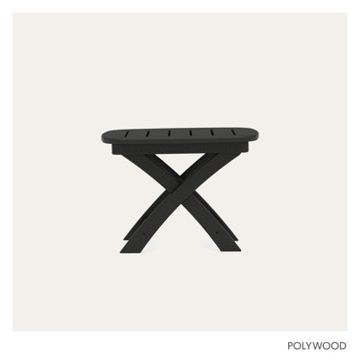 POLYWOOD Nautical 21" x 18" Side Table